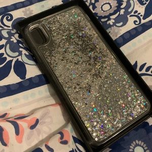 silver waterfall iphone xr case